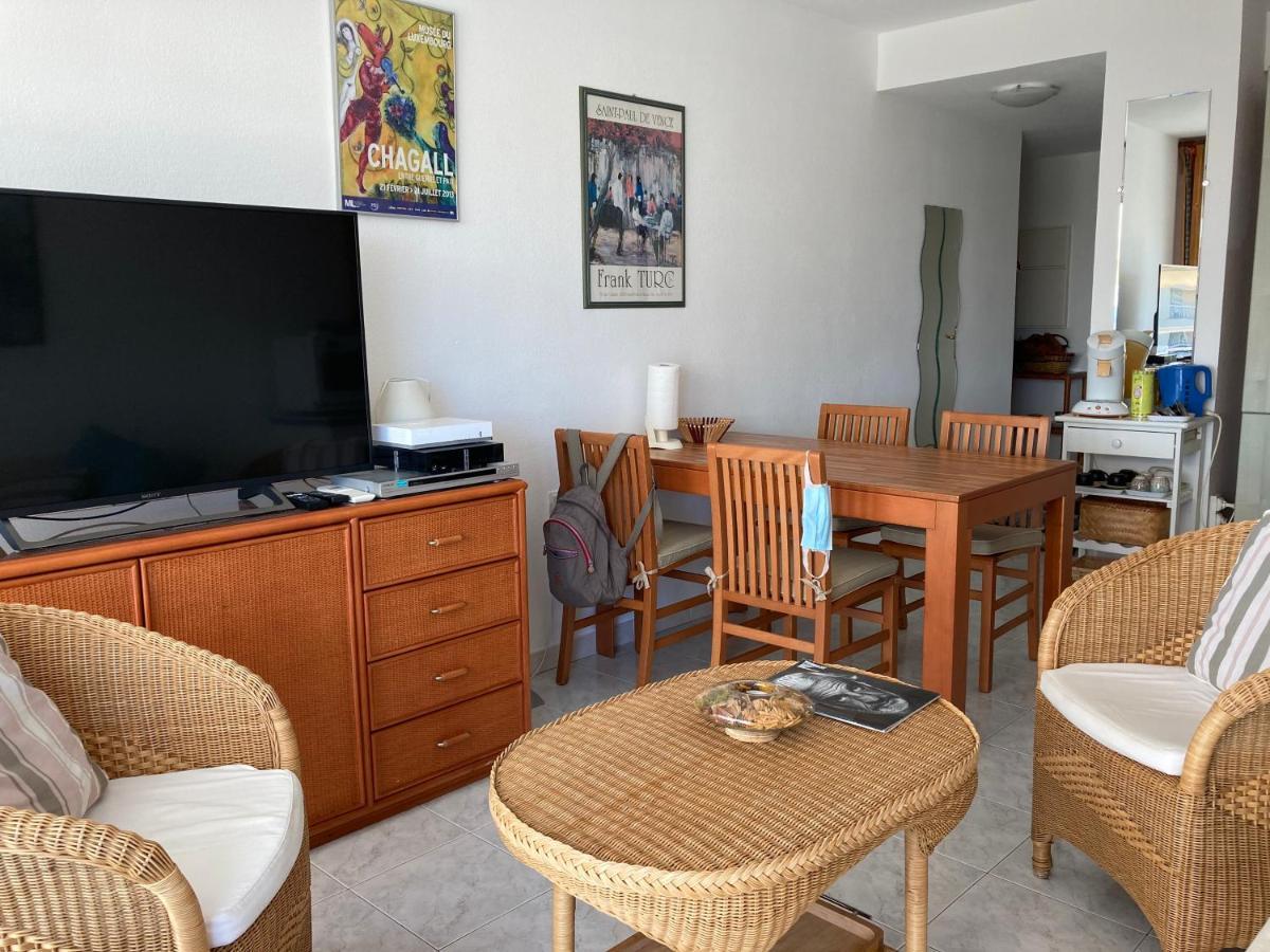 Residence Avec Piscine, Plage A 100 M, Cannes Et Juan Les Pins A 5 Min, Wifi Golfe-Juan Exteriör bild